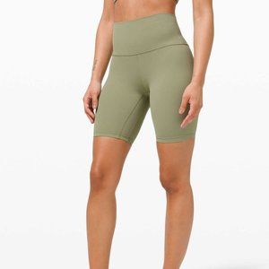 lululemon Align 8inch Olive Bike Shorts
